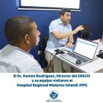Dr. Ramón Rodríguez y su equipo visitan el Hospital Regional Materno Infantil José Francisco Peña Gómez