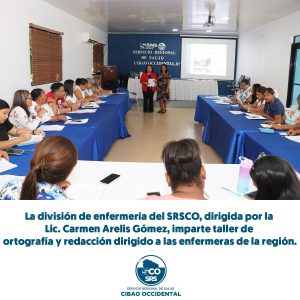 La División de Enfermería de la Regional de Salud Cibao Occidental Impulsa el Perfeccionamiento Profesional con Taller de Ortografía y Redacción