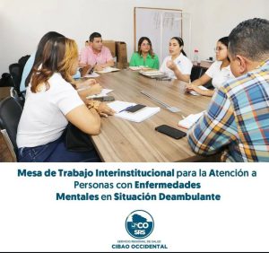 SE ESTABLECE LA MESA DE TRABAJO INTERINSTITUCIONAL PARA LA ATENCIÓN A PERSONAS CON ENFERMEDADES MENTALES EN SITUACIÓN DE CALLE