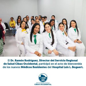 EL DIRECTOR REGIONAL DE SALUD CIBAO OCCIDENTAL DA LA BIENVENIDA A NUEVOS MÉDICOS RESIDENTES DEL HOSPITAL LUIS L. BOGAERT