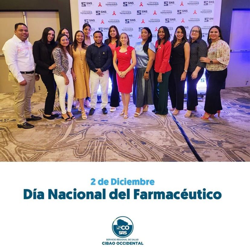 EL SERVICIO REGIONAL DE SALUD CIBAO OCCIDENTAL (SRSCO) CELEBRA EL DÍA NACIONAL DEL FARMACÉUTICO