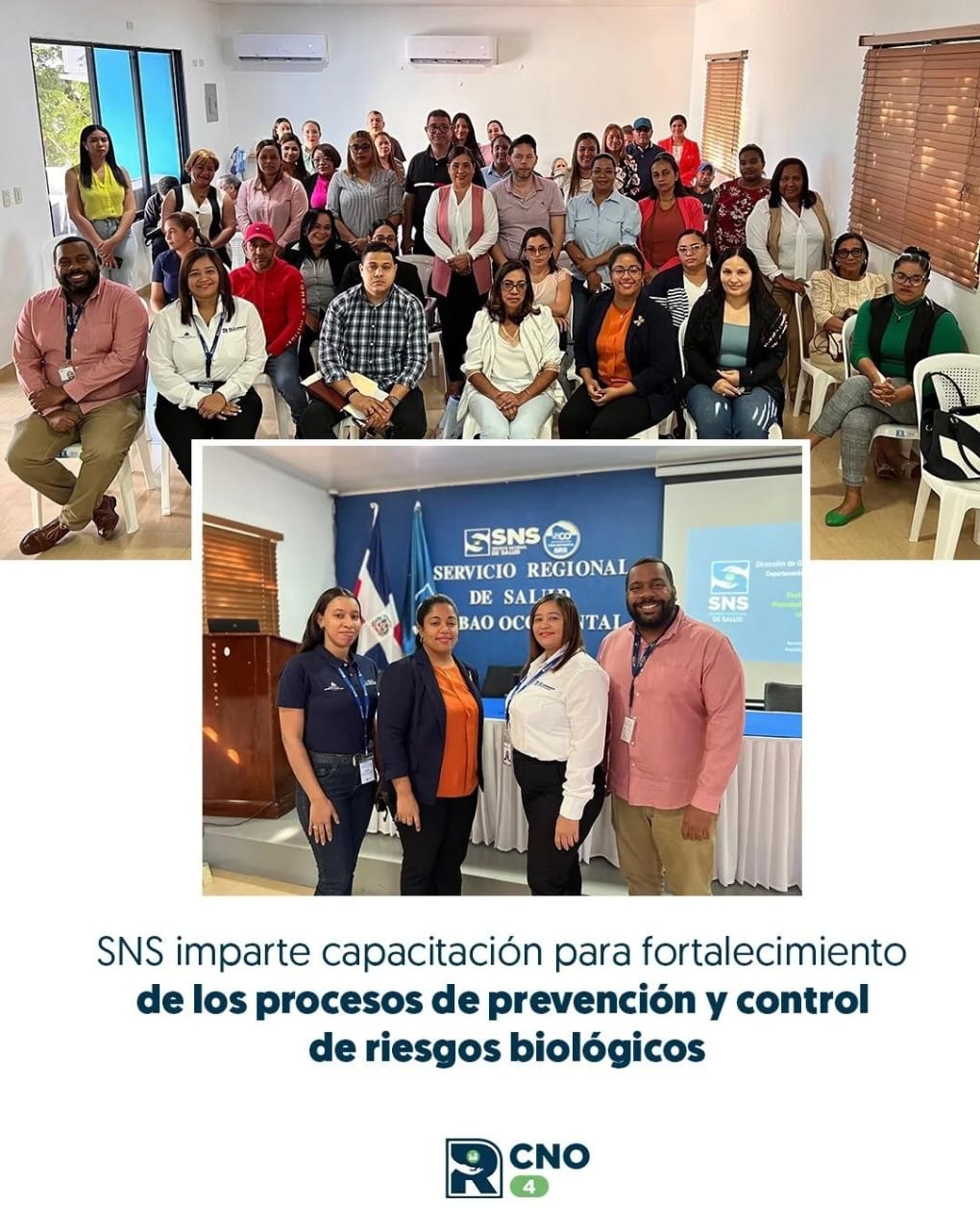 SNS FORTALECE CAPACIDADES DEL PERSONAL DE SALUD EN PREVENCIÓN Y CONTROL DE RIESGOS BIOLÓGICOS