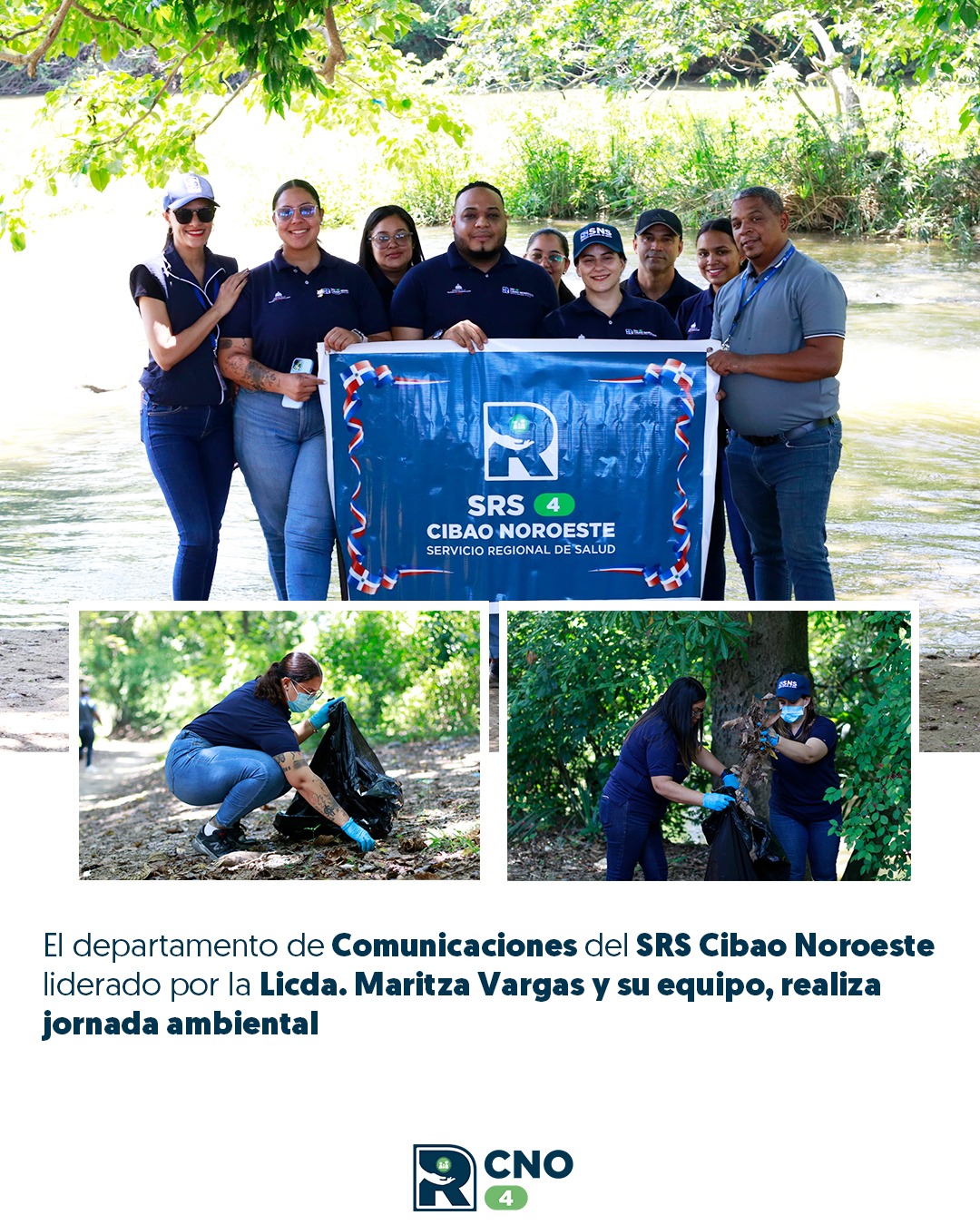 SRS CIBAO NOROESTE FORTALECE SU COMPROMISO AMBIENTAL CON JORNADA DE LIMPIEZA DE COSTAS Y REFORESTACIÓN