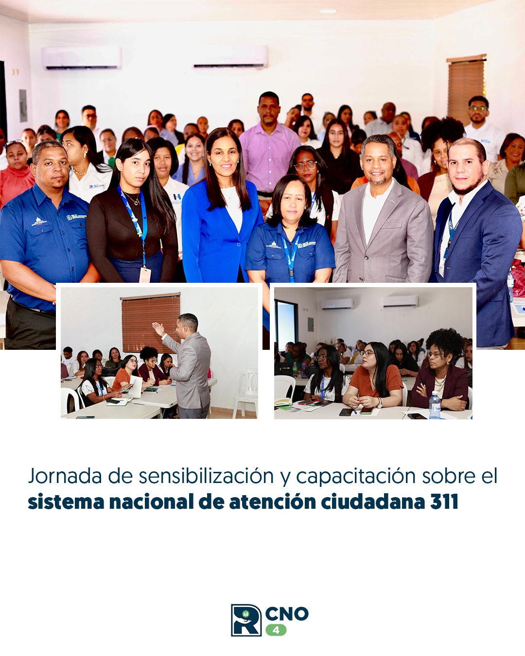 CAPACITAN AL PERSONAL DEL SRS CIBAO NOROESTE SOBRE EL SISTEMA 311 PARA FORTALECER LA ATENCIÓN CIUDADANA Y LA TRANSPARENCIA