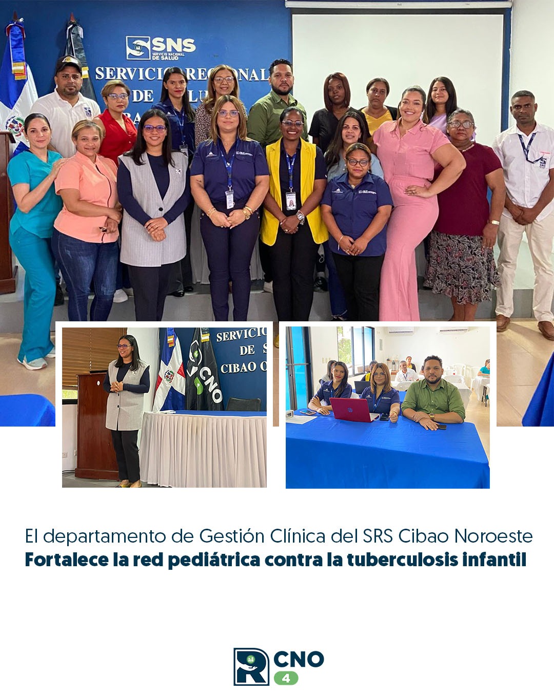 SRS CIBAO NOROESTE FORTALECE LA RED PEDIÁTRICA PARA ENFRENTAR LA TUBERCULOSIS INFANTIL