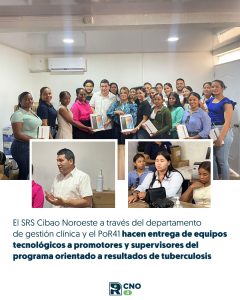 SRS CIBAO NOROESTE FORTALECE LA LUCHA CONTRA LA TUBERCULOSIS CON NUEVOS EQUIPOS TECNOLÓGICOS