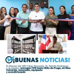 EL DIRECTOR REGIONAL DE SALUD CIBAO NOROESTE, DR. RAMÓN RODRÍGUEZ, ENTREGA CENTRO DE PRIMER NIVEL TOTALMENTE REMOZADO EN MAO