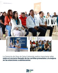 GERENCIA DE ÁREA DE SALUD VALVERDE FORTALECE CAPACIDADES DEL PERSONAL MÉDICO EN ATENCIÓN PRENATAL Y SALUD DEL ADOLESCENTE