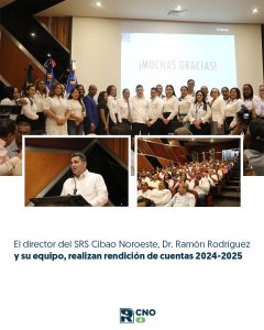 DIRECCIÓN REGIONAL DE SALUD CIBAO NOROESTE RINDE CUENTAS SOBRE AVANCES EN SALUD PÚBLICA DURANTE EL PERÍODO 2024–2025