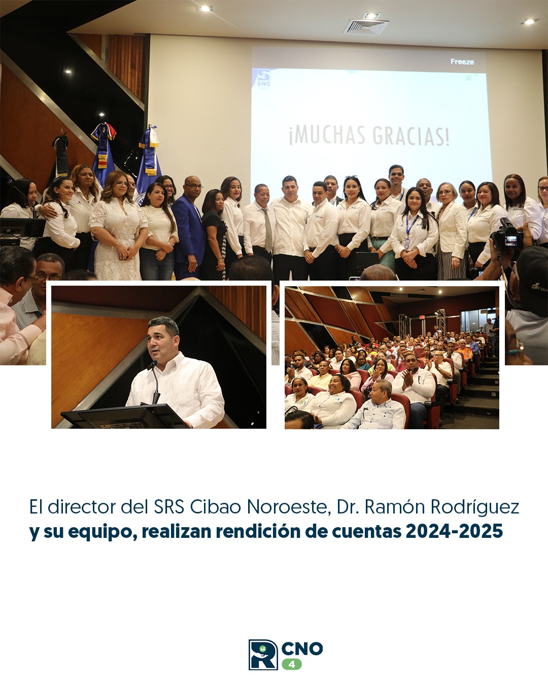 DIRECCIÓN REGIONAL DE SALUD CIBAO NOROESTE RINDE CUENTAS SOBRE AVANCES EN SALUD PÚBLICA DURANTE EL PERÍODO 2024–2025