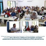 EL DIRECTOR REGIONAL DE SALUD LIDERA ENCUENTRO ESTRATÉGICO PARA FORTALECER LA GESTIÓN HOSPITALARIA EN EL CIBAO NOROESTE