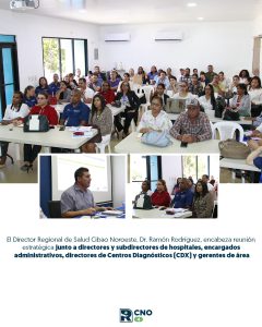 EL DIRECTOR REGIONAL DE SALUD LIDERA ENCUENTRO ESTRATÉGICO PARA FORTALECER LA GESTIÓN HOSPITALARIA EN EL CIBAO NOROESTE