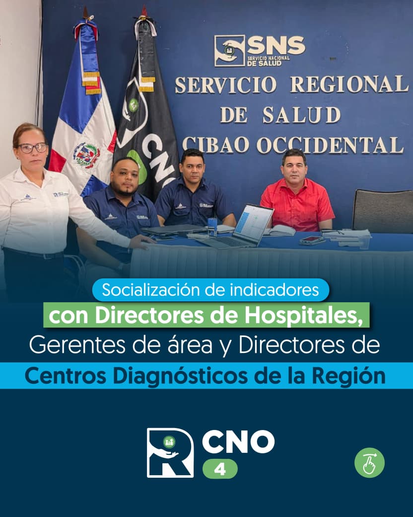 DIRECTOR REGIONAL DE SALUD CIBAO NOROESTE ENCABEZA ENCUENTRO CON DIRECTORES Y GERENTES PARA FORTALECER LA GESTIÓN HOSPITALARIA Y LA CALIDAD DE LOS SERVICIOS