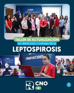 SRS CIBAO NOROESTE CAPACITA AL PERSONAL MÉDICO EN DETECCIÓN Y MANEJO DE LA LEPTOSPIROSIS
